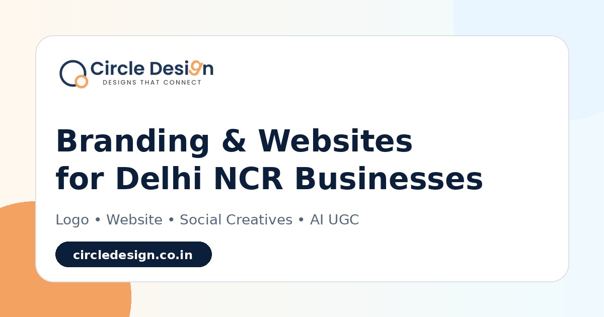 Affordable Logo & Website Designer in Delhi - Circle Design